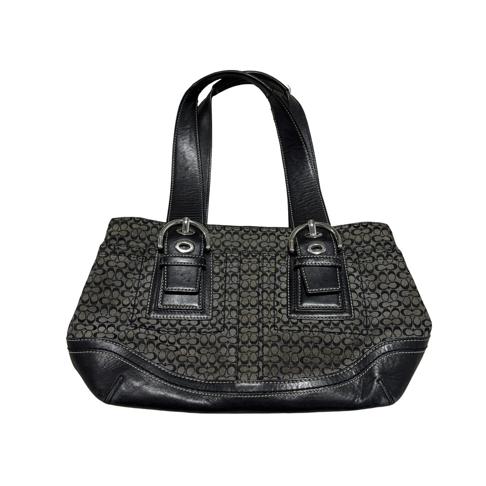 Vintage Coach Mini Monogram Handbag Purse *NEEDS PROFESSIONAL CLEANING*
